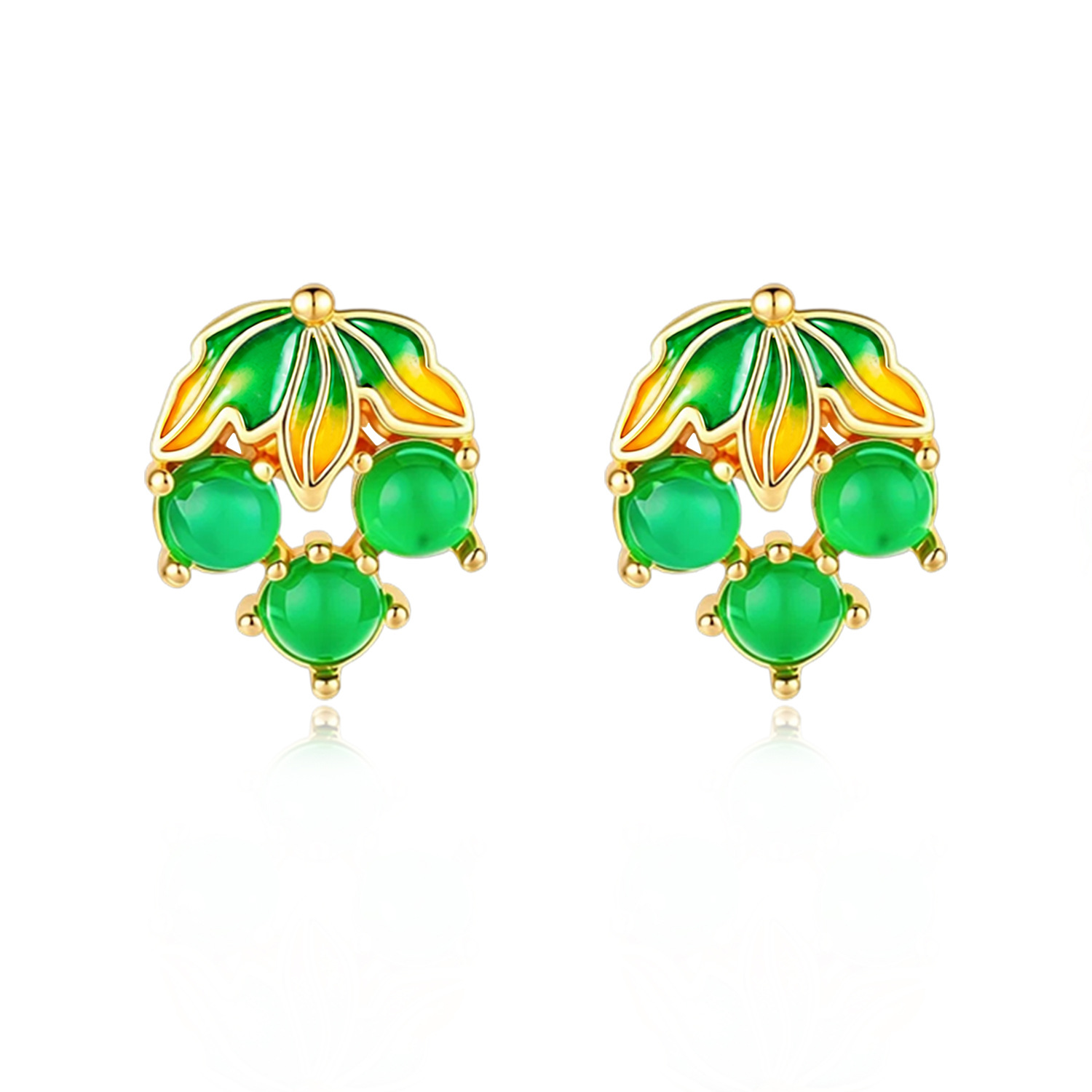 Earrings - Orecchini a forma di grappolo di