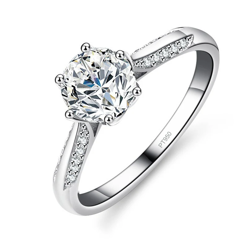 Moissanite Engagement Ring 1 Carat - Anello di fidanzamento Lumira con moissanite