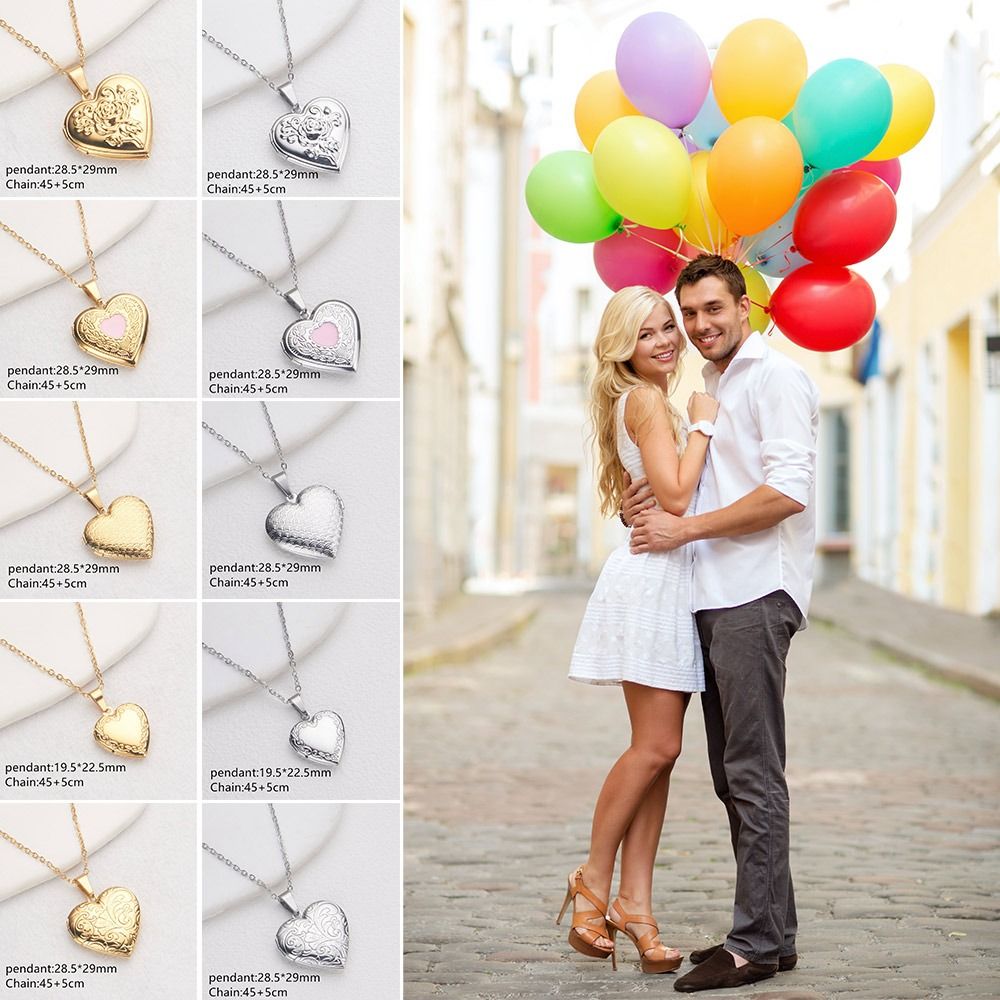 Heart Locket Necklace Photo - Collana fai da te foto foto