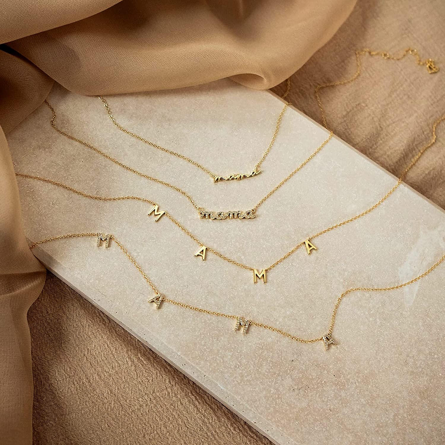 GD Wholesale Elegante Regalo G - Initial Letter Necklace 18K Gold recensione e prezzo