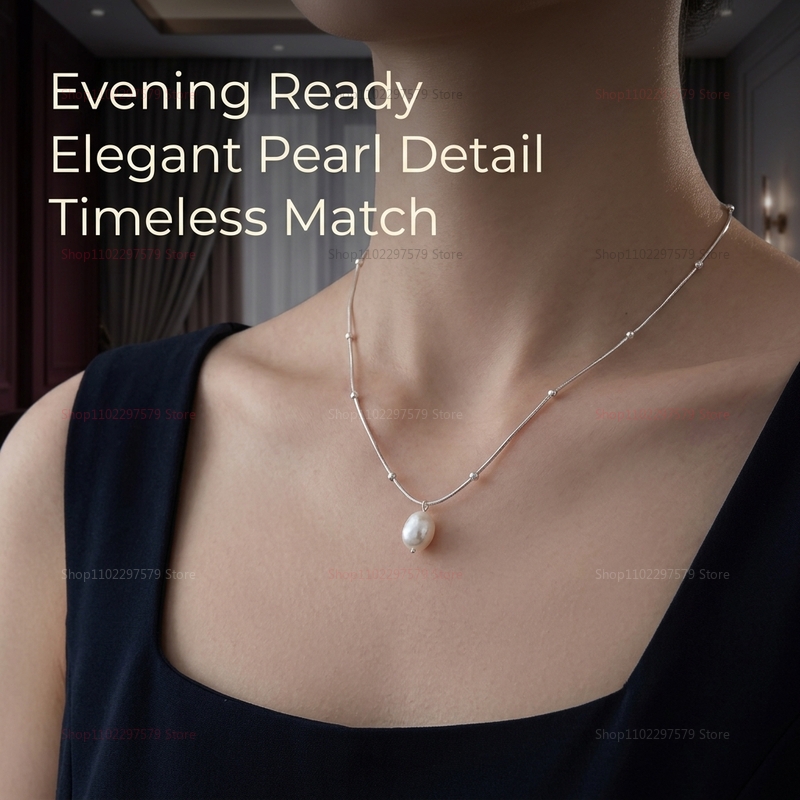 Collana con ciondolo di perle  - Pearl Choker Necklace Vintage recensione e prezzo