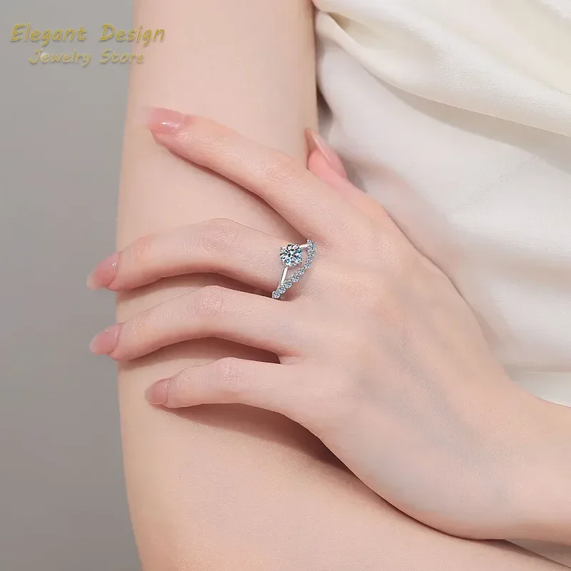 Anello da Sposa Corona d'Amore - Moissanite Engagement Ring 1 Carat recensione e prezzo