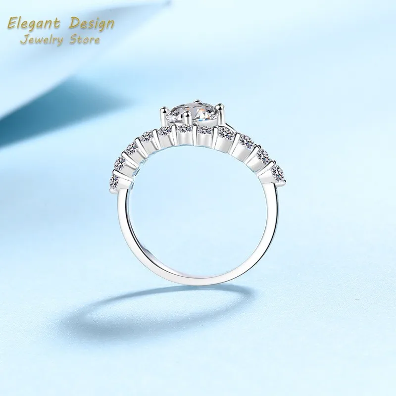 Anello da Sposa Corona d'Amore - Moissanite Engagement Ring 1 Carat recensione e prezzo