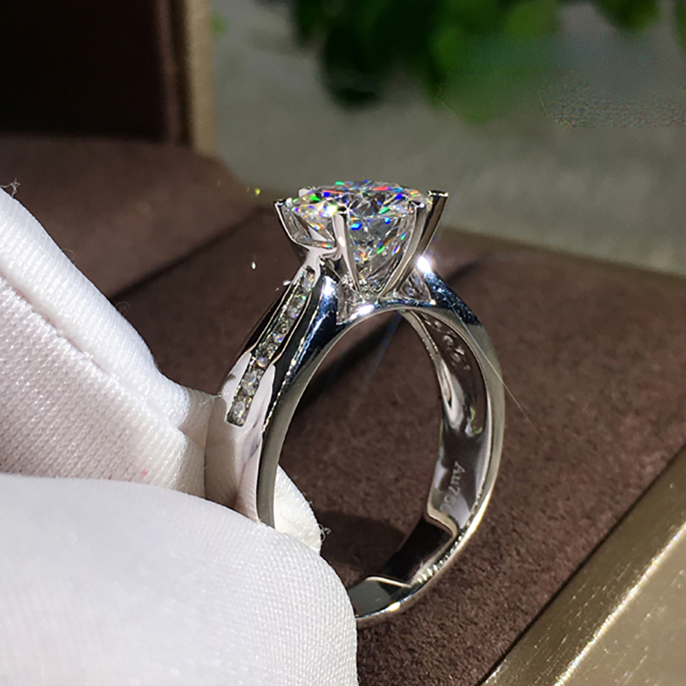 Anello di fidanzamento per fes - Moissanite Engagement Ring 1 Carat recensione e prezzo
