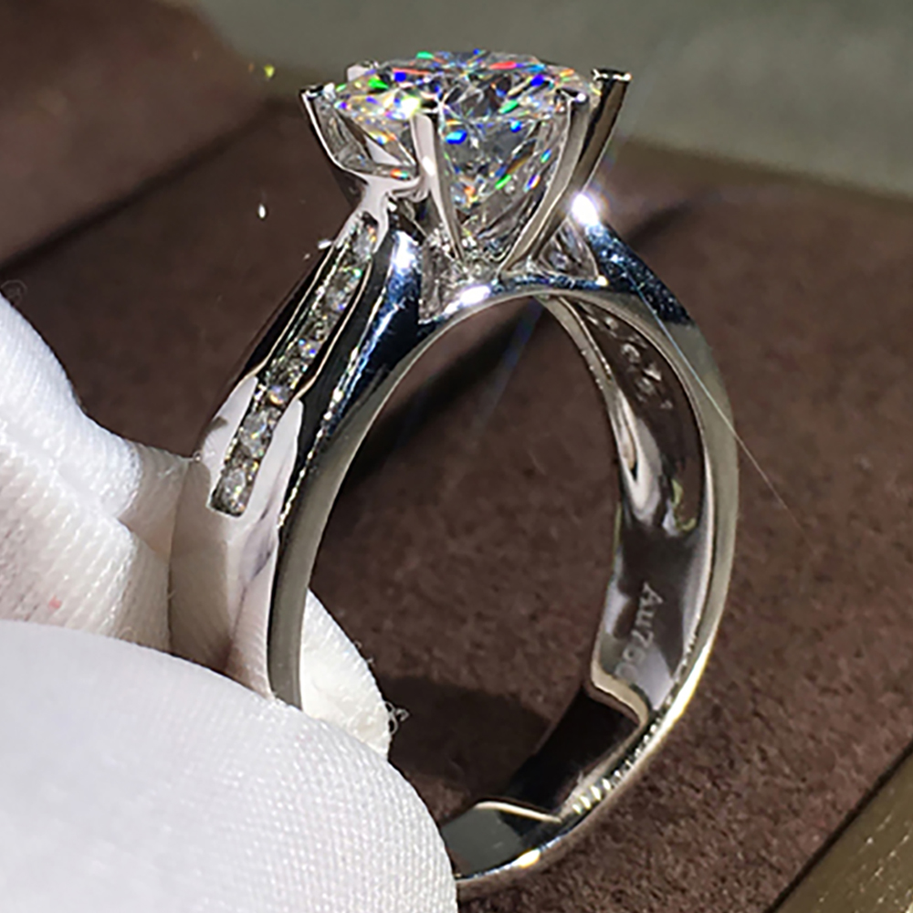 Anello di fidanzamento per fes - Moissanite Engagement Ring 1 Carat recensione e prezzo