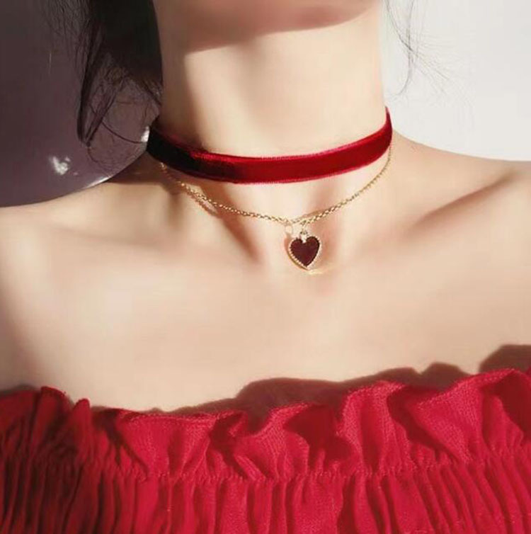 Collana girocollo romantica a  - Layered Pendant Necklace Aesthetic recensione e prezzo